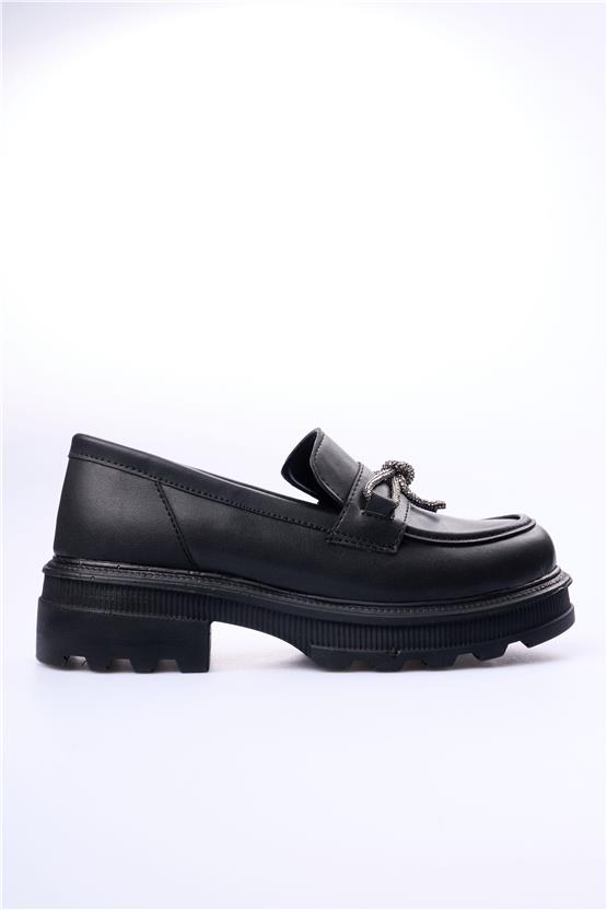 Swell Soft 05-1075 Siyah Kadın Loafer Ayakkabı