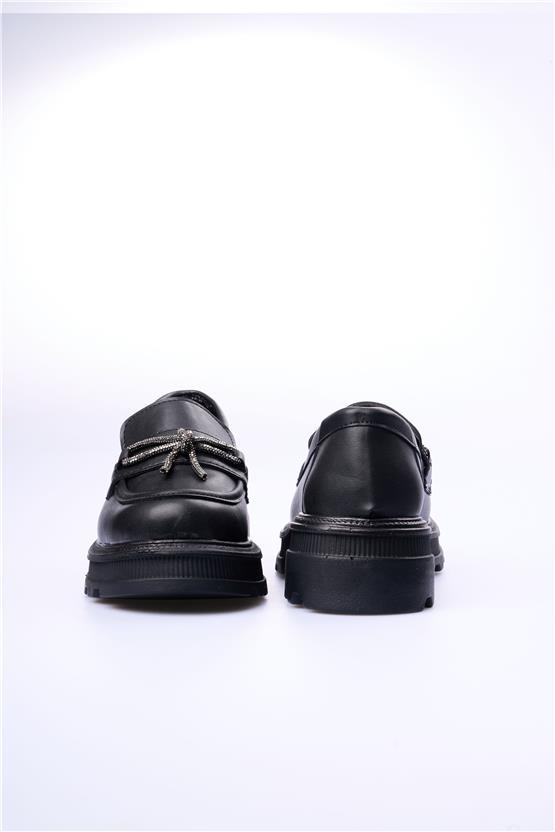 Swell Soft 05-1075 Siyah Kadın Loafer Ayakkabı