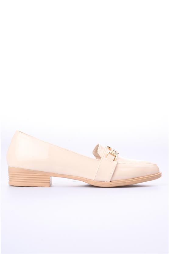 Swell Soft 06-1001 Bej Kadın Loafer Ayakkabı