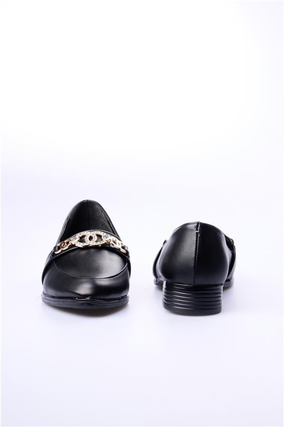 Swell Soft 06-1025 Siyah Kadın Loafer Ayakkabı
