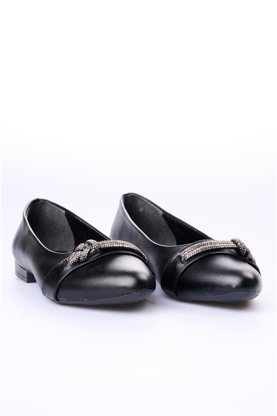 Swell Soft 1342 Siyah Kadın Klasik Ayakkabı