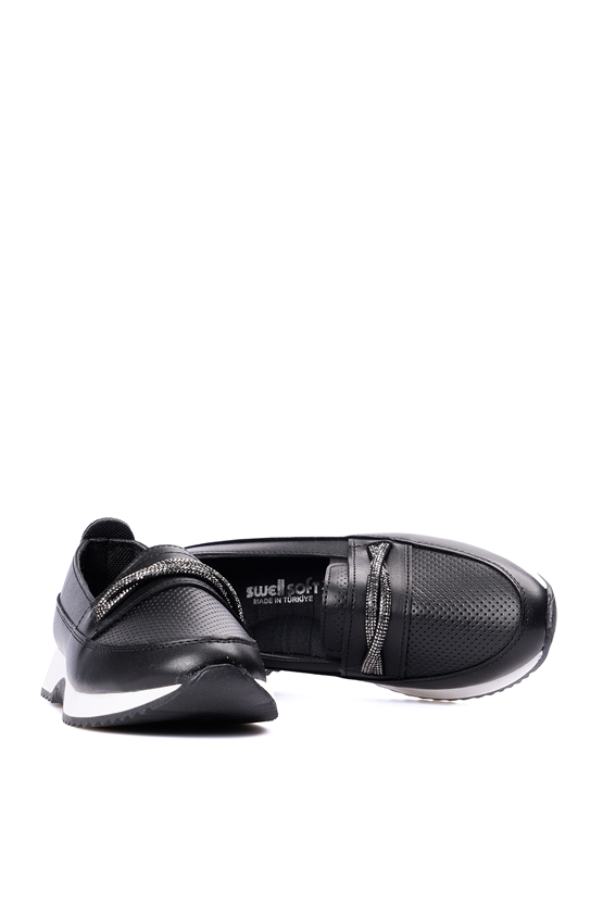Swell Soft 17 061 Sıyah Byz Bayan Casual Ayakkabı