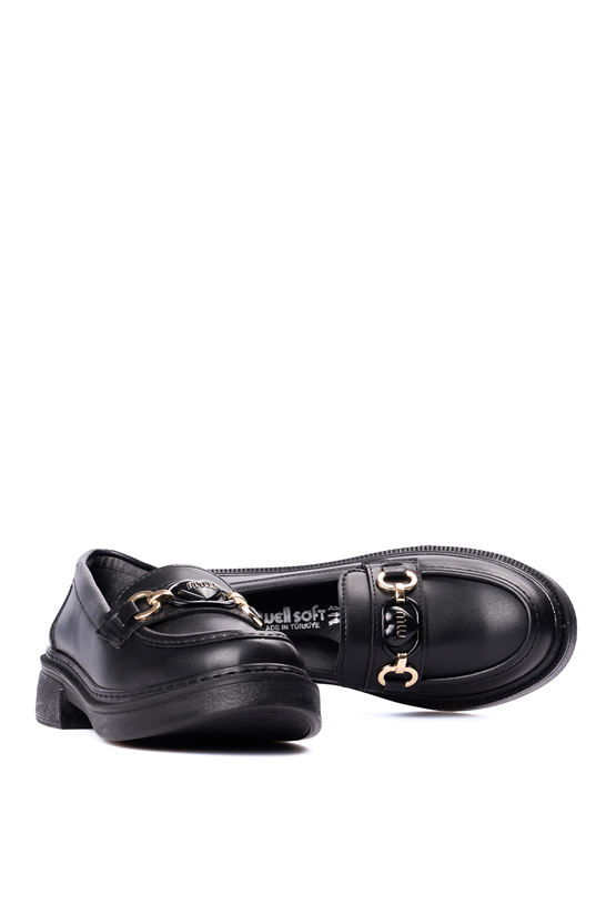 Swell Soft 17 1802 Sıyah Rgn Bayan Loafer Ayakkabı