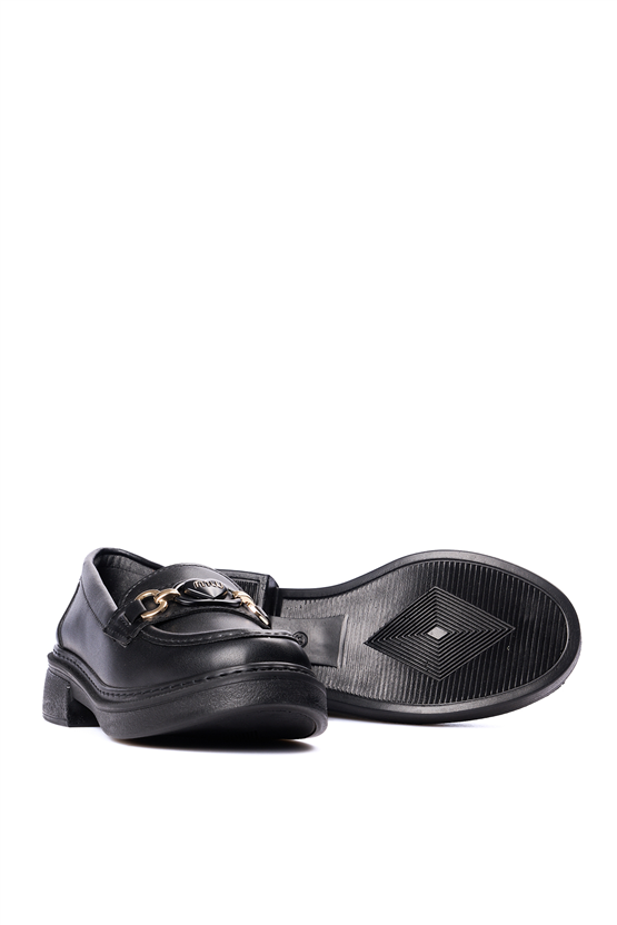 Swell Soft 17 1802 Sıyah Rgn Bayan Loafer Ayakkabı