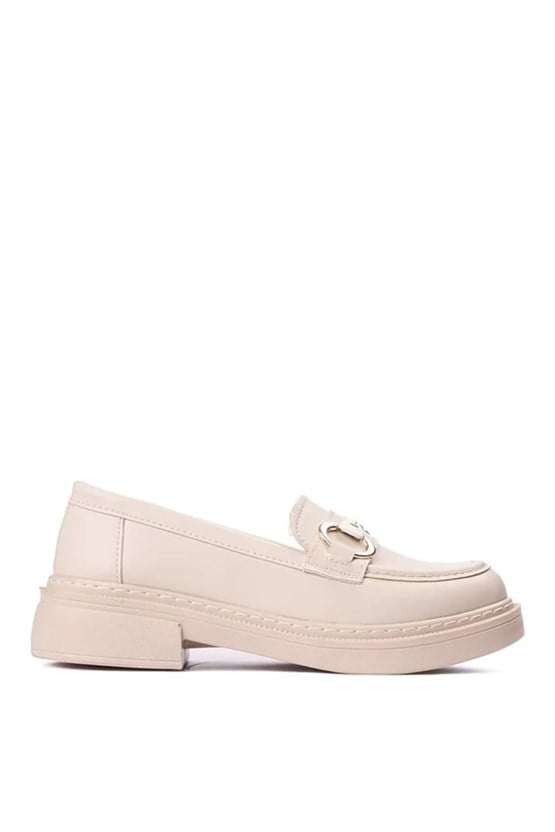 Swell Soft 17 1803 Bej Bayan Loafer Ayakkabı