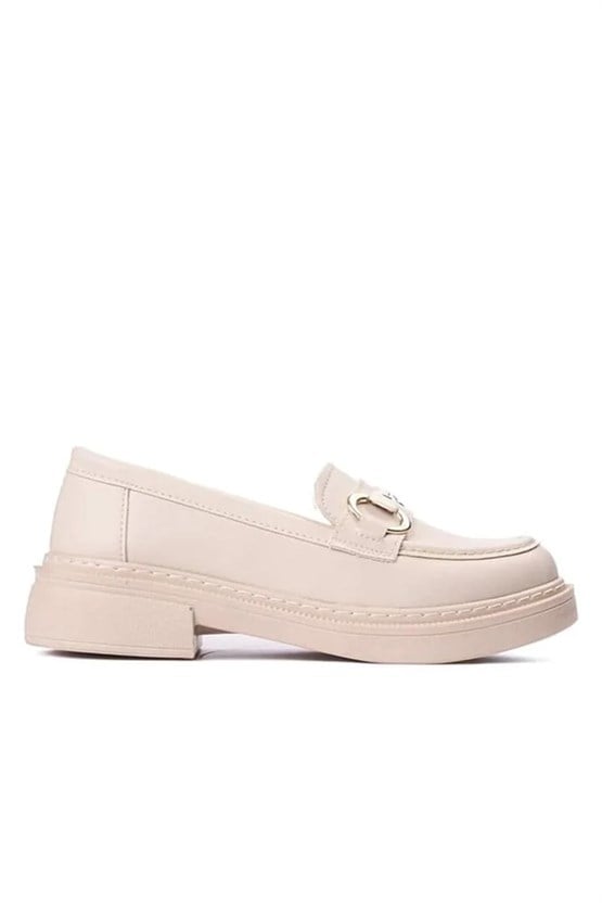 Swell Soft 17 1803 Bej Bayan Loafer Ayakkabı
