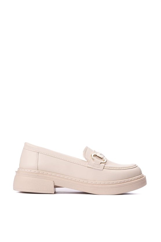 Swell Soft 17 1803 Bej Bayan Loafer Ayakkabı