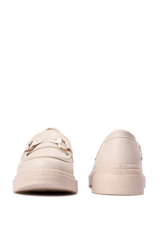 Swell Soft 17 1803 Bej Bayan Loafer Ayakkabı