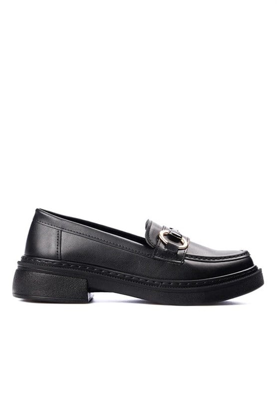 Swell Soft 17 1803 Sıyah Bayan Loafer Ayakkabı