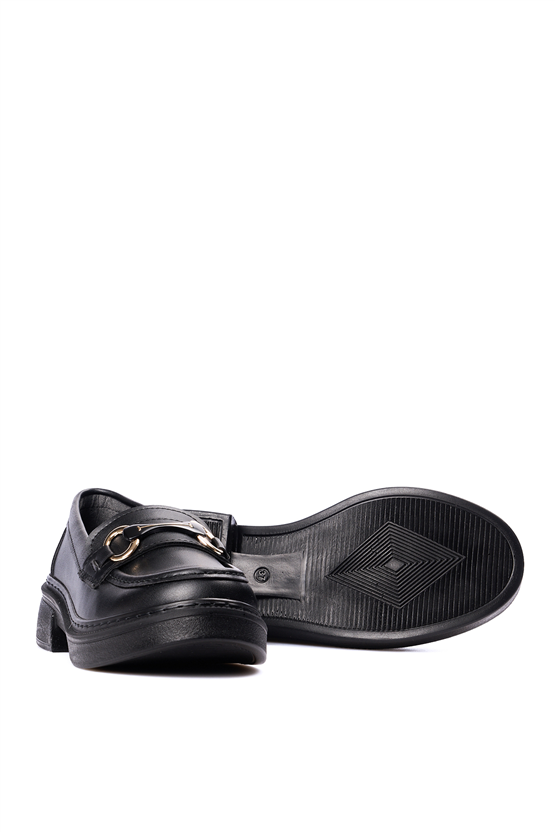 Swell Soft 17 1803 Sıyah Bayan Loafer Ayakkabı