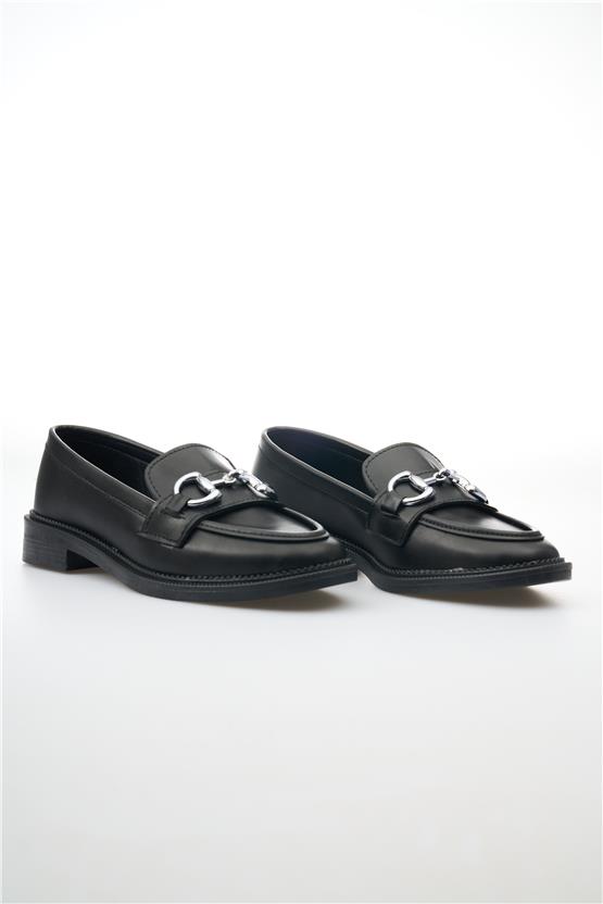 Swell Soft 18 102 Siyah Kadın Loafer Ayakkabı