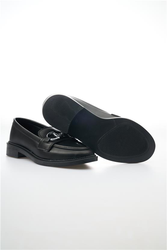 Swell Soft 18 102 Siyah Kadın Loafer Ayakkabı