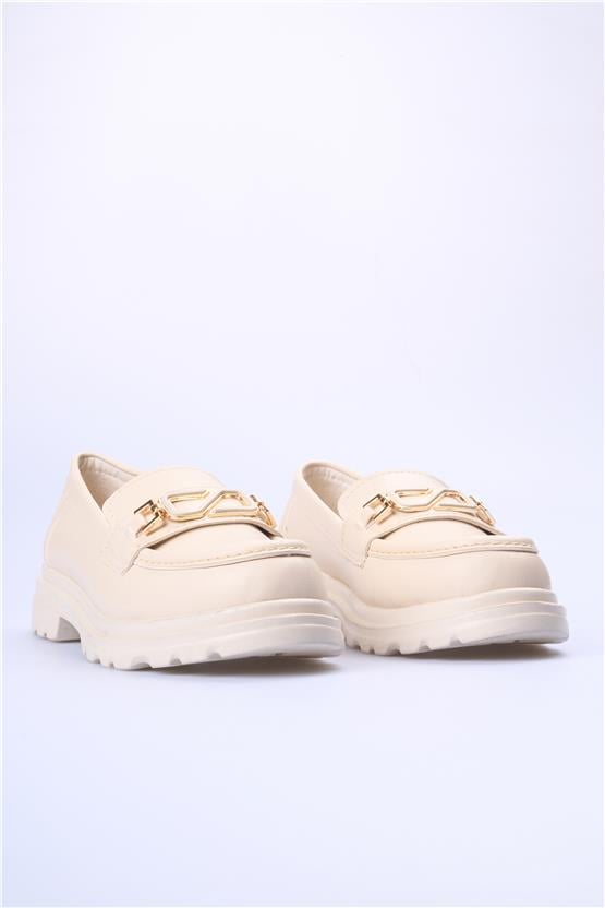Swell Soft 19 506 Bej Kadın Loafer Ayakkabı