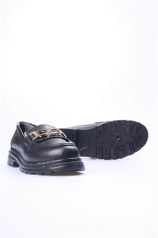 Swell Soft 19 506 Siyah Kadın Loafer Ayakkabı