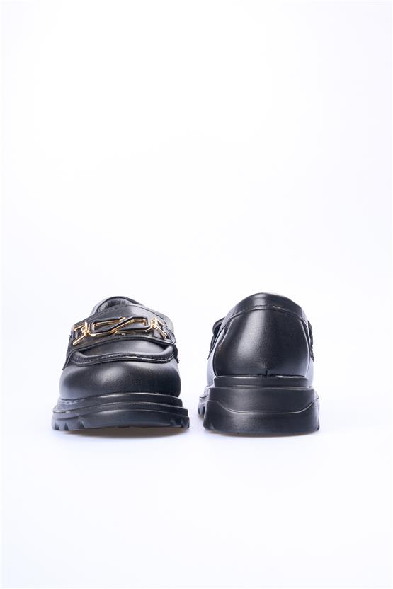 Swell Soft 19 506 Siyah Kadın Loafer Ayakkabı