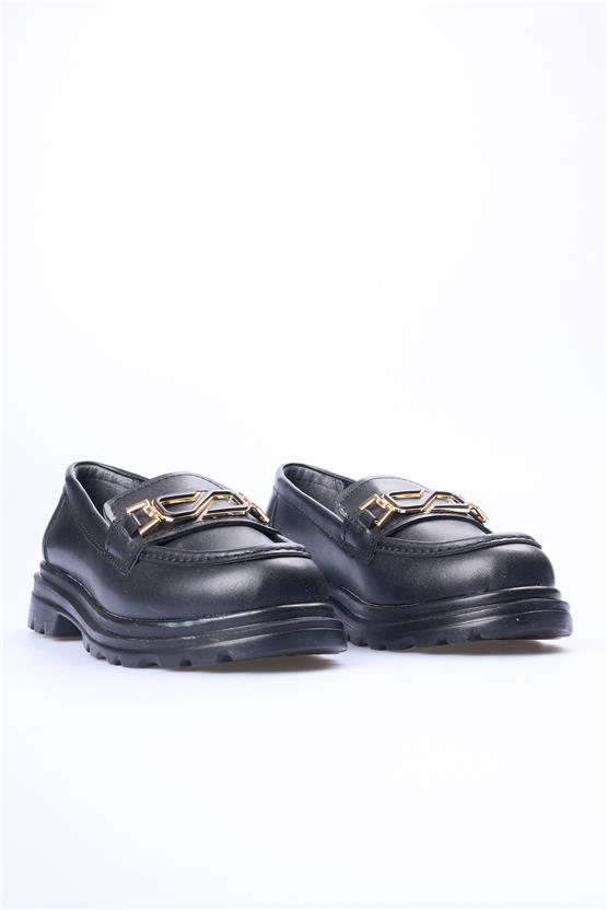 Swell Soft 19 506 Siyah Kadın Loafer Ayakkabı