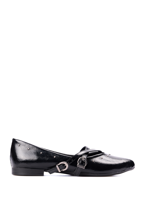 Swell Soft 20 966 Sıyah Yankı Bayan Babet Ayakkabı