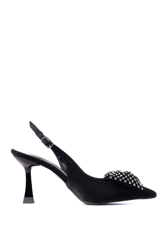 Swell Soft 37 116 Sıyah Kırısık Bayan Klasık Ayakkabı