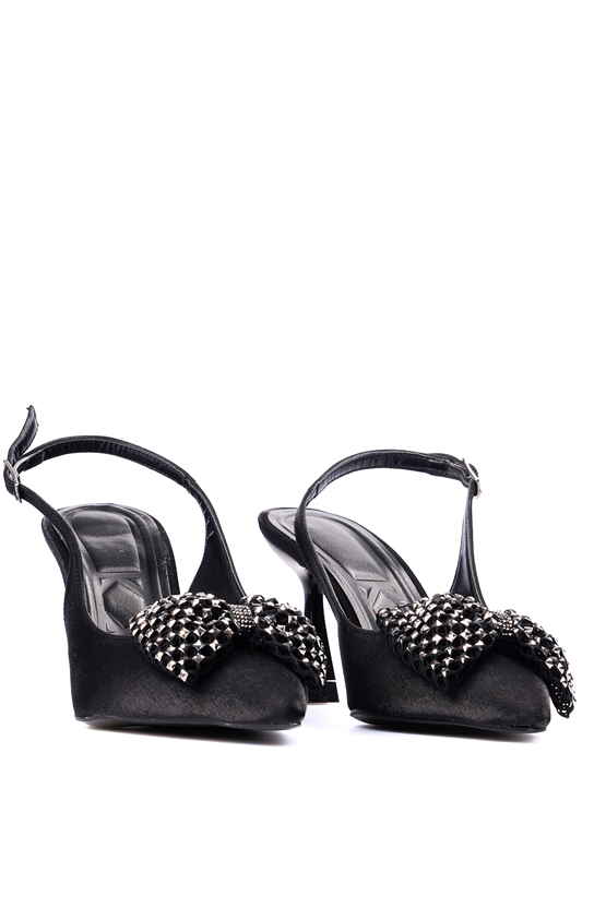 Swell Soft 37 116 Sıyah Kırısık Bayan Klasık Ayakkabı