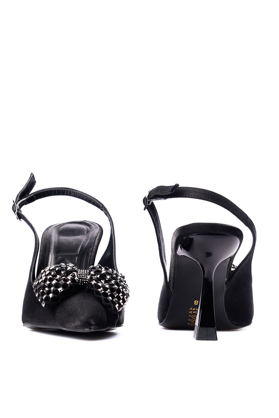 Swell Soft 37 116 Sıyah Kırısık Bayan Klasık Ayakkabı