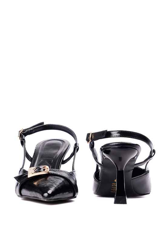 Swell Soft 37 201 Sıyah Kırısık Bayan Klasık Ayakkabı