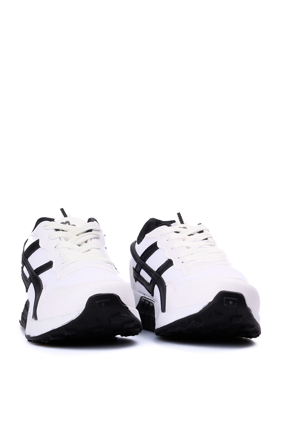 Tekın 120 Beyaz-Beyaz Grs Sneaker Ayakkabı