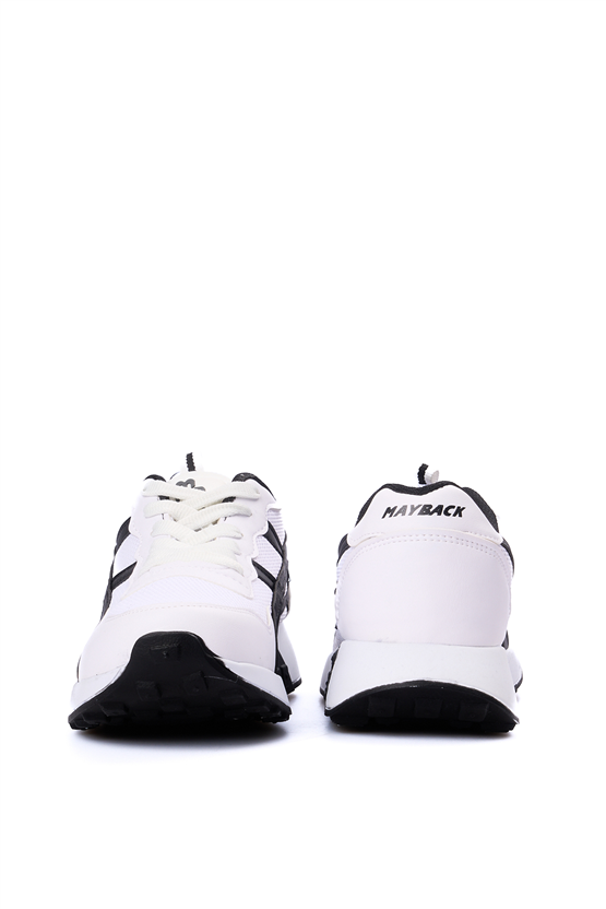 Tekın 120 Beyaz-Beyaz Grs Sneaker Ayakkabı