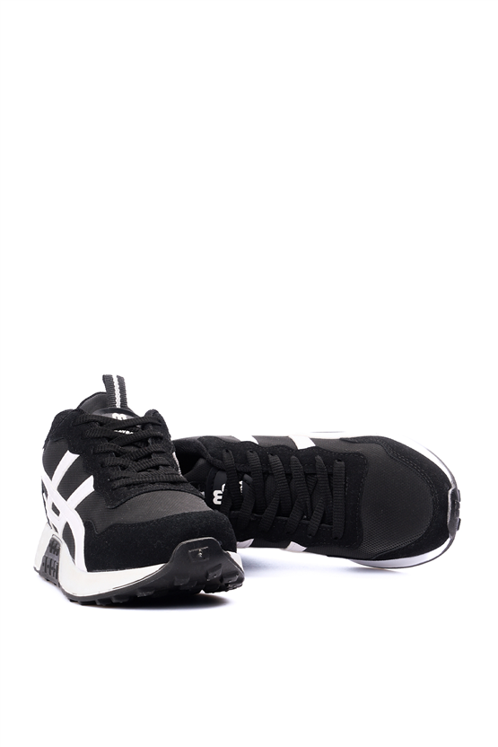 Tekın 120 Sıyah-Beyaz Grs Sneaker Ayakkabı