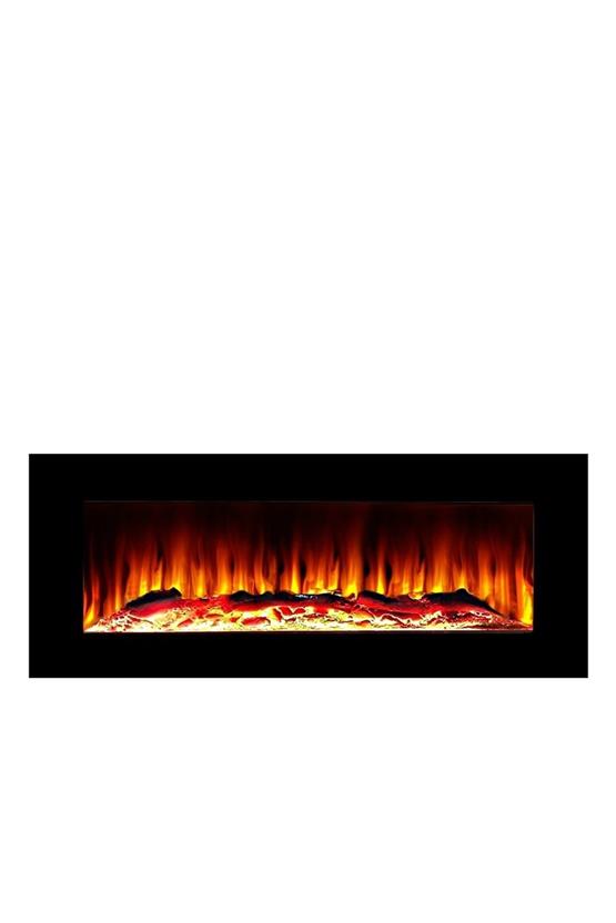 Tektes Elektrikli Şömine 101 Cm Isıtmasız Tek Renkli Bluetoothlu