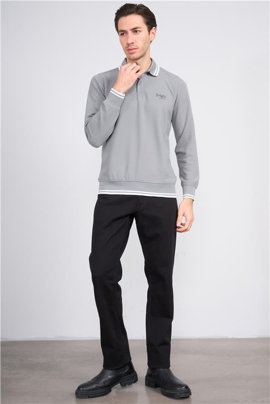 Troy Füme Erkek Fox Patlı Sweatshirt