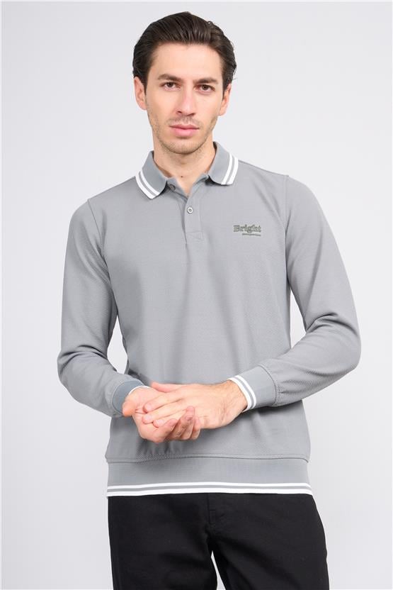 Troy Füme Erkek Fox Patlı Sweatshirt