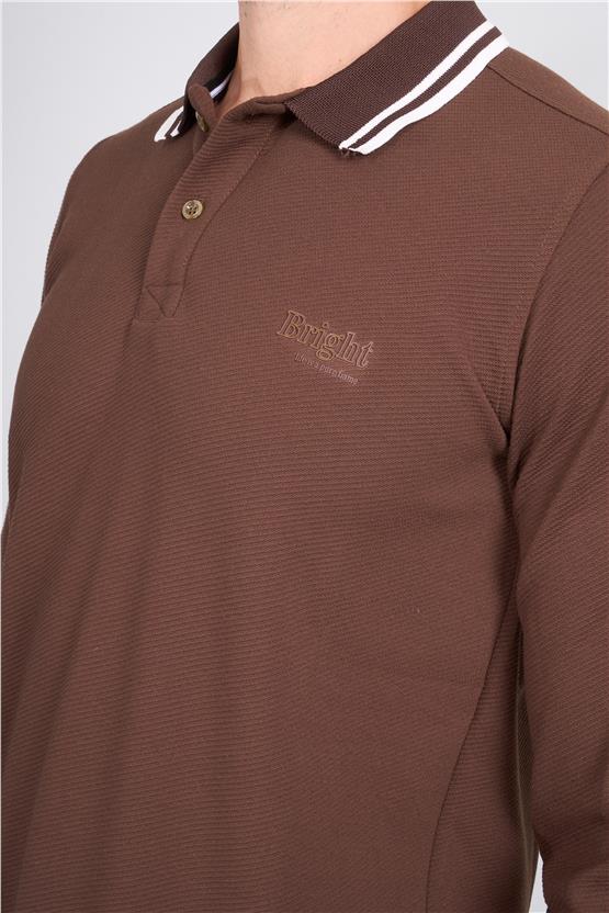 Troy Kahve Erkek Fox Patlı Sweatshirt