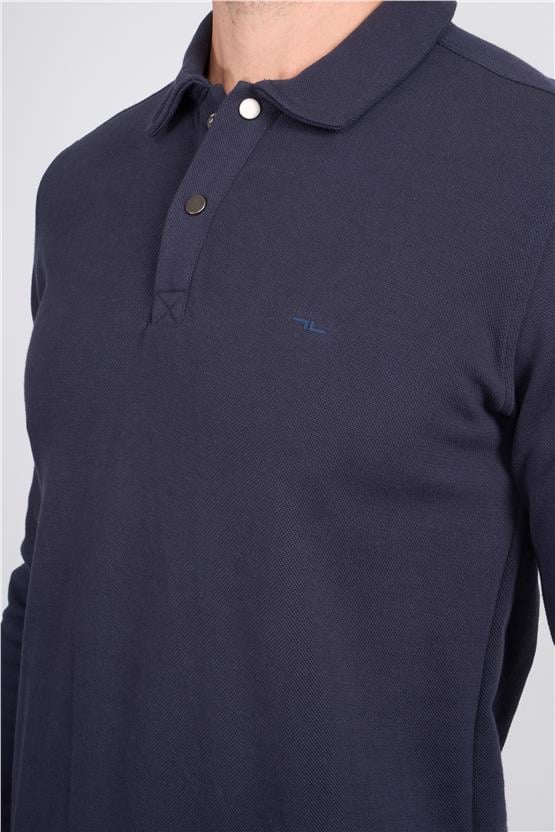 Troy Lacivert Erkek Pike Patlı Sweatshirt