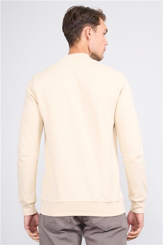 Troy Prada Erkek Pike Balıkcı Yaka Sweatshirt