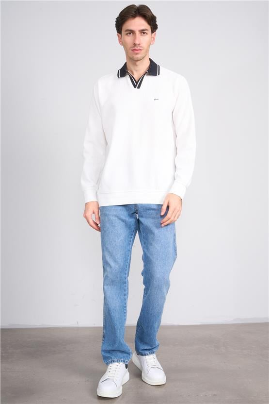 Troy Taş Erkek Ottoman V Pat Sweatshirt