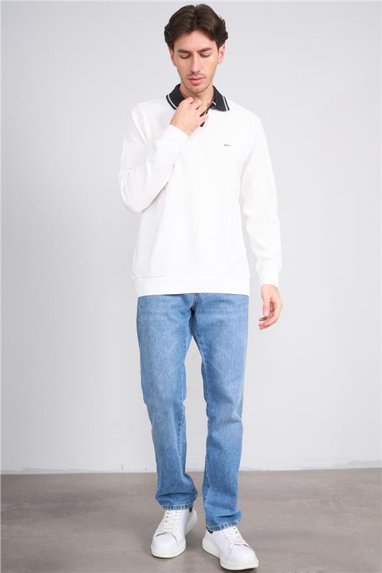 Troy Taş Erkek Ottoman V Pat Sweatshirt