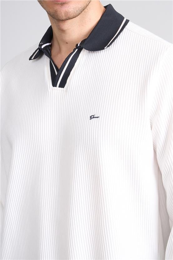 Troy Taş Erkek Ottoman V Pat Sweatshirt