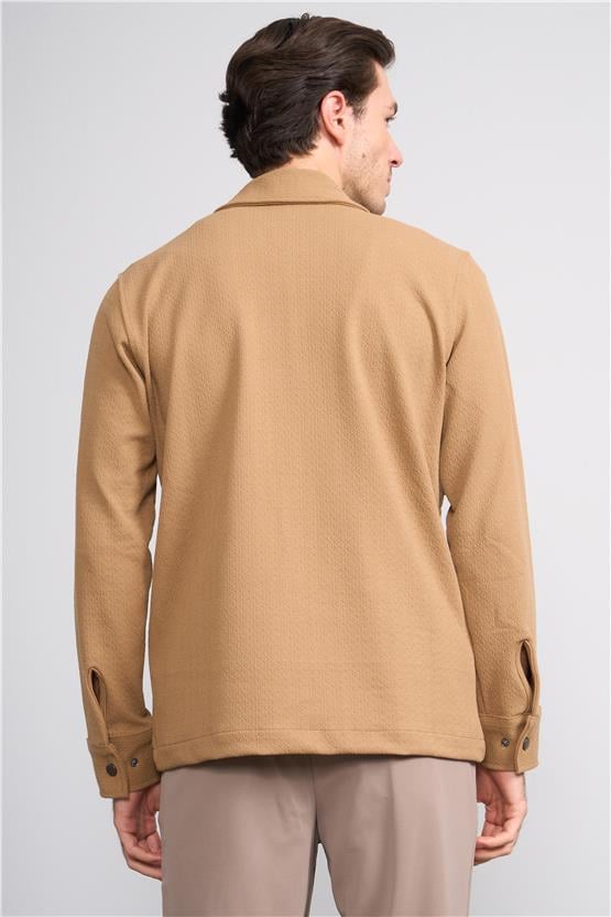 Troy Vizon Erkek Metrıx Cep Cıtcıtlı Gömlek Sweatshirt