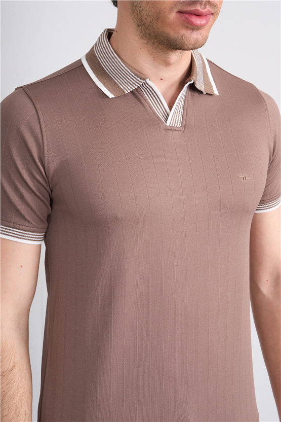 Troy Y26 26542 Vızyon Erkek Cupra V Pat Polo T-Shirt