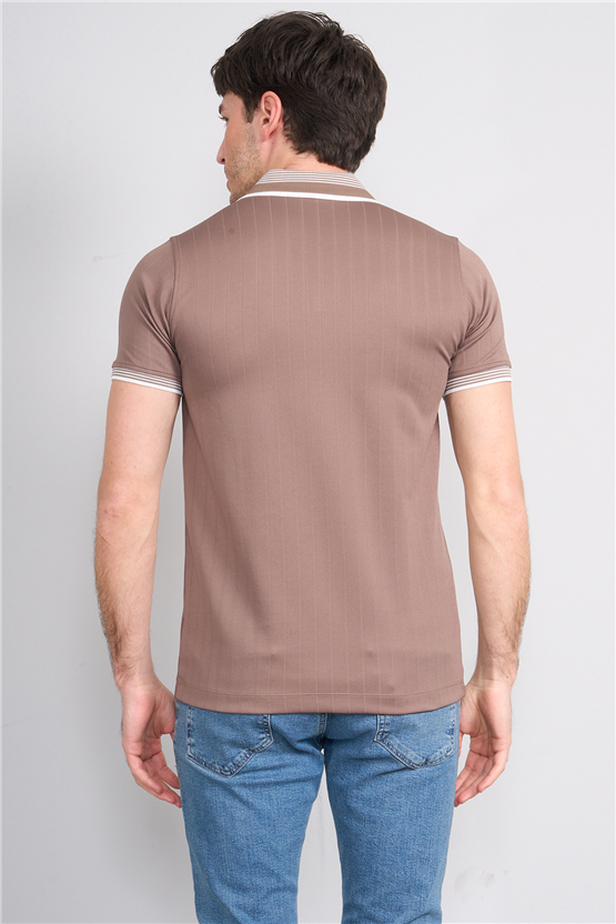 Troy Y26 26542 Vızyon Erkek Cupra V Pat Polo T-Shirt
