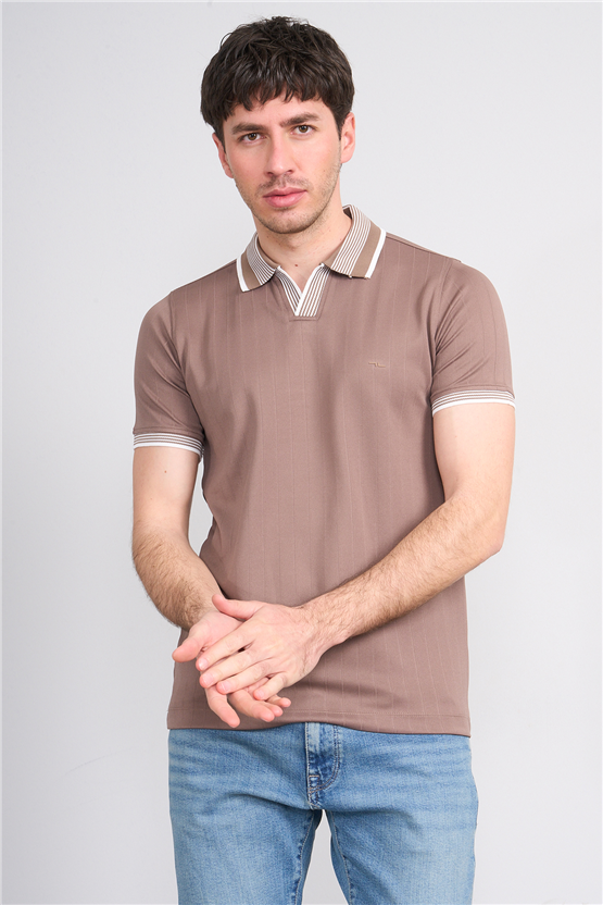 Troy Y26 26542 Vızyon Erkek Cupra V Pat Polo T-Shirt