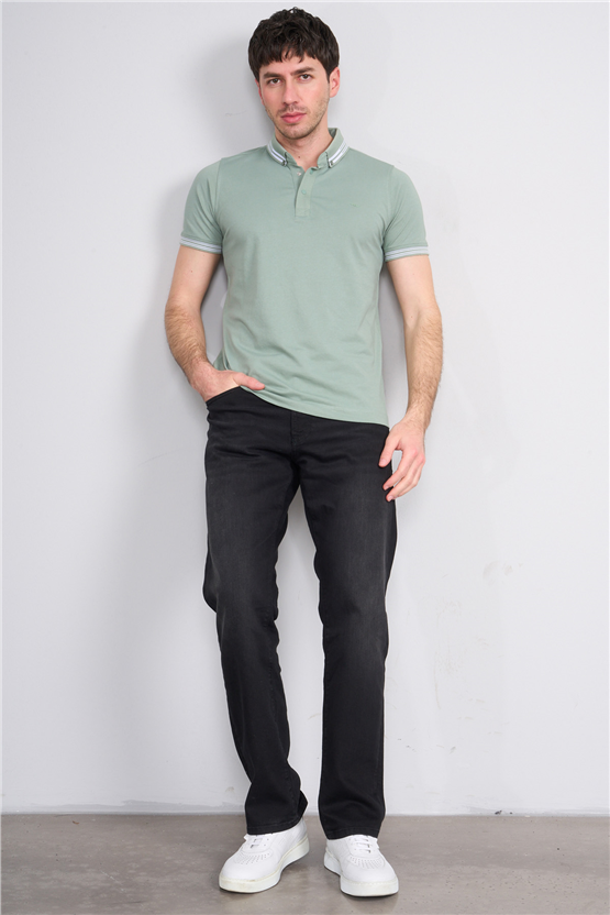 Troy Y26 26544 Çağla Erkek Pepe Yakalı T-Shirt