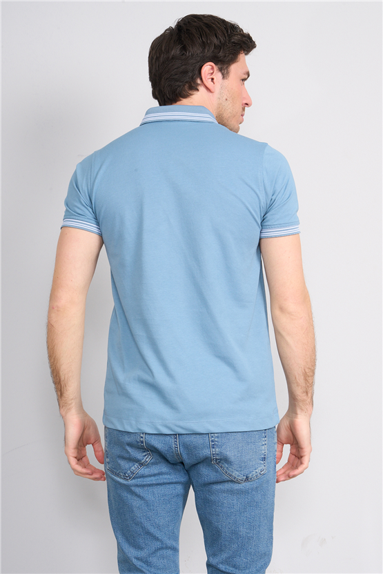 Troy Y26 26544 Prada Erkek Pepe Yakalı T-Shirt