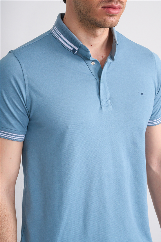 Troy Y26 26544 Prada Erkek Pepe Yakalı T-Shirt