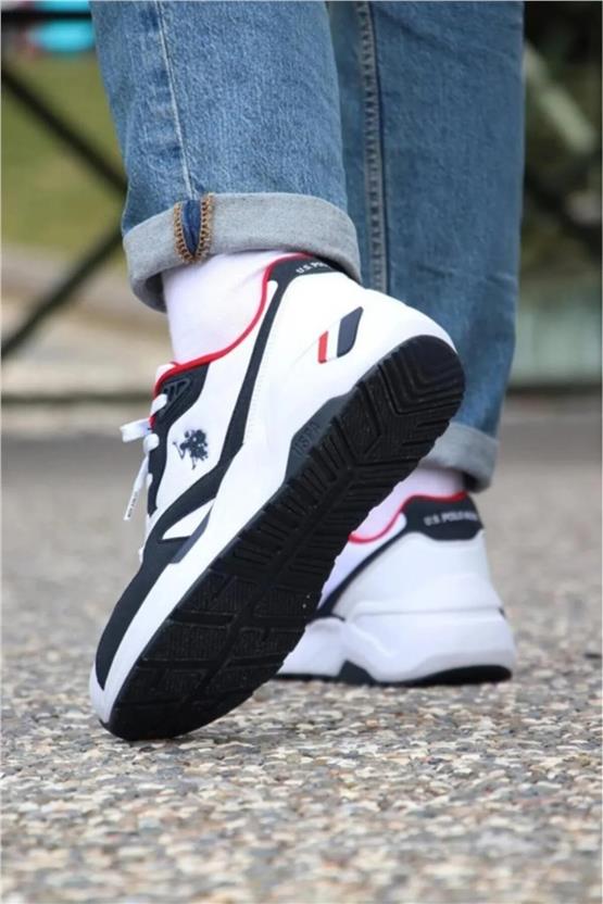 Us Polo 5M Husky 5Fx Beyaz Mrd Sneaker Ayakkabı