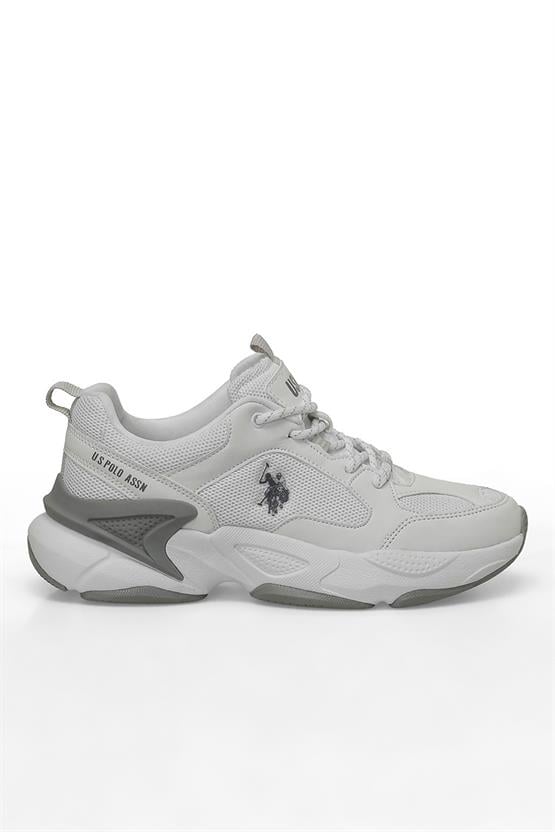 Us Polo 5M Maybe Wmn 5Fx Beyaz Zenne Sneaker Ayakkabı