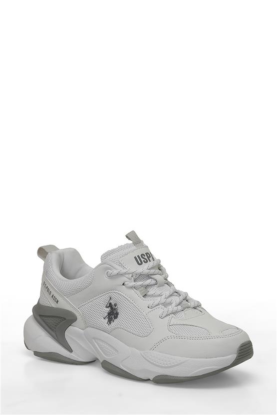 Us Polo 5M Maybe Wmn 5Fx Beyaz Zenne Sneaker Ayakkabı