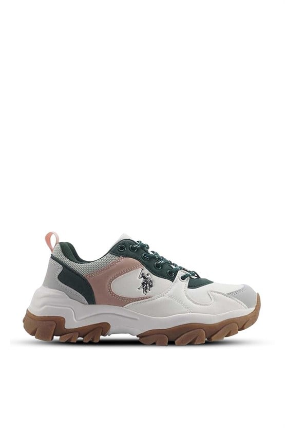 Us Polo 5P Tracky 5Fx Beyaz Zenne Yuruyus Ayakkabısı