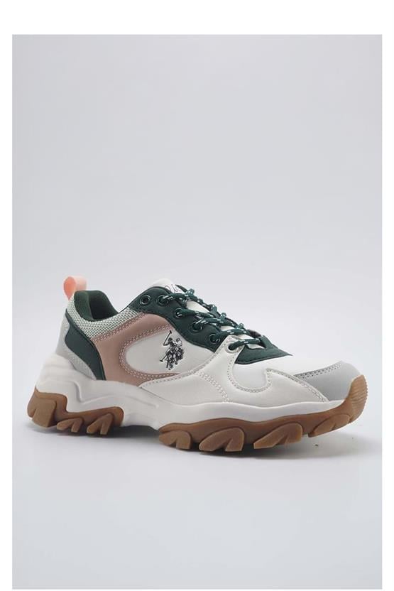 Us Polo 5P Tracky 5Fx Beyaz Zenne Yuruyus Ayakkabısı