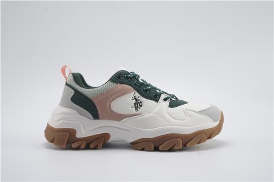 Us Polo 5P Tracky 5Fx Beyaz Zenne Yuruyus Ayakkabısı